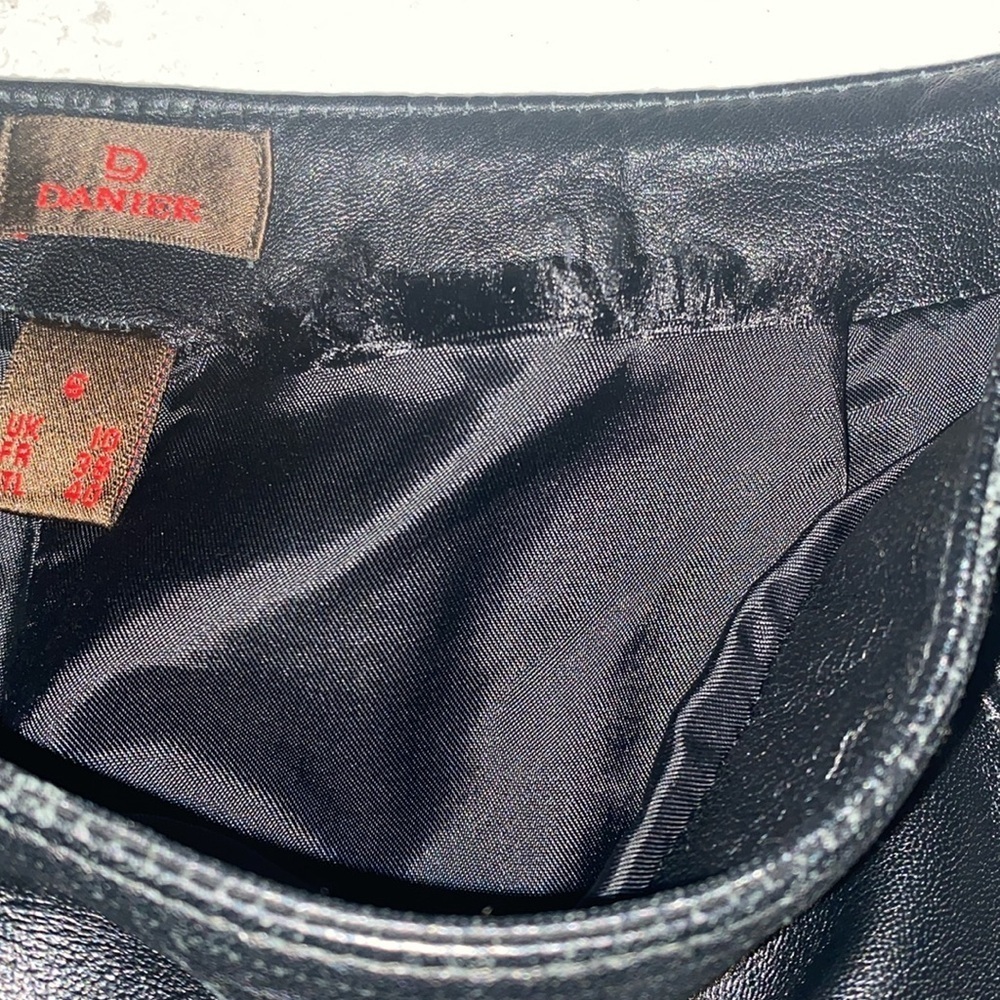 Danier Genuine Leather Pants black Size US 6 Black - Picture 10 of 13